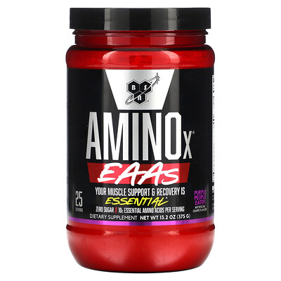

BSN AminoX EAAs Muscle Support & Recovery Purple People Eater 13.2 oz (375 g)