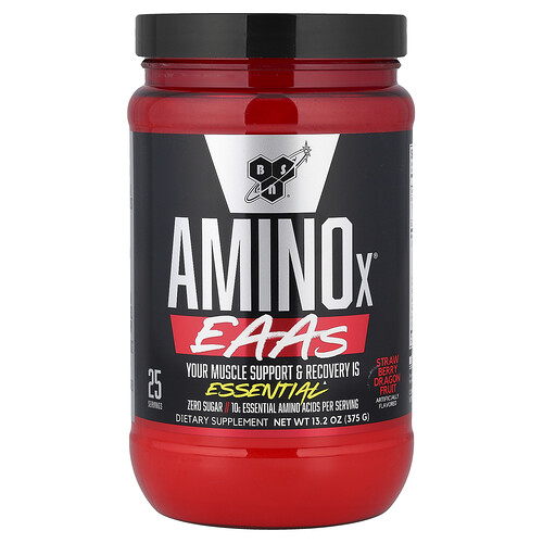 BSN, AminoX®, EAAs, Erdbeer-Drachenfrucht, 375 g (13,2 oz.)