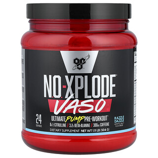 BSN, No-Xplode® VASO, Ultimate Pump Pre-Workout, Razzle Dazzle, 504 g