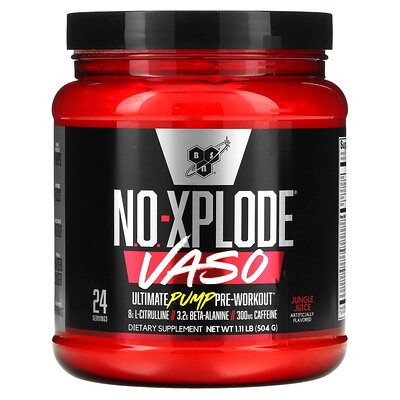 

BSN No-Xplode VASO Ultimate Pump Pre-Workout Jungle Juice 1.11 lb (504 g)