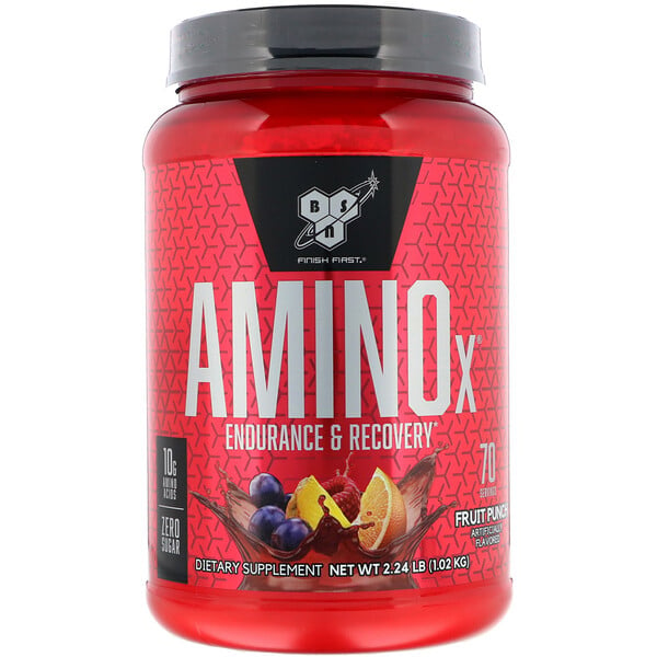 AminoX، القدرة على التحمل والتعافي، عصير الفواكه، 2.23 رطل (1.01 كجم)