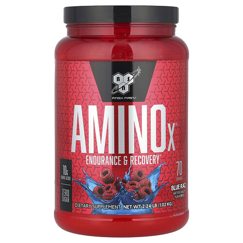 BSN, AminoX®, Endurance & Recovery, Blue Raz, 2.24 lb (1.02 kg)