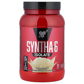 BSN, Syntha-6 Isolate，蛋白质粉混合饮品，香草冰淇淋味，2.01 磅（912 克）