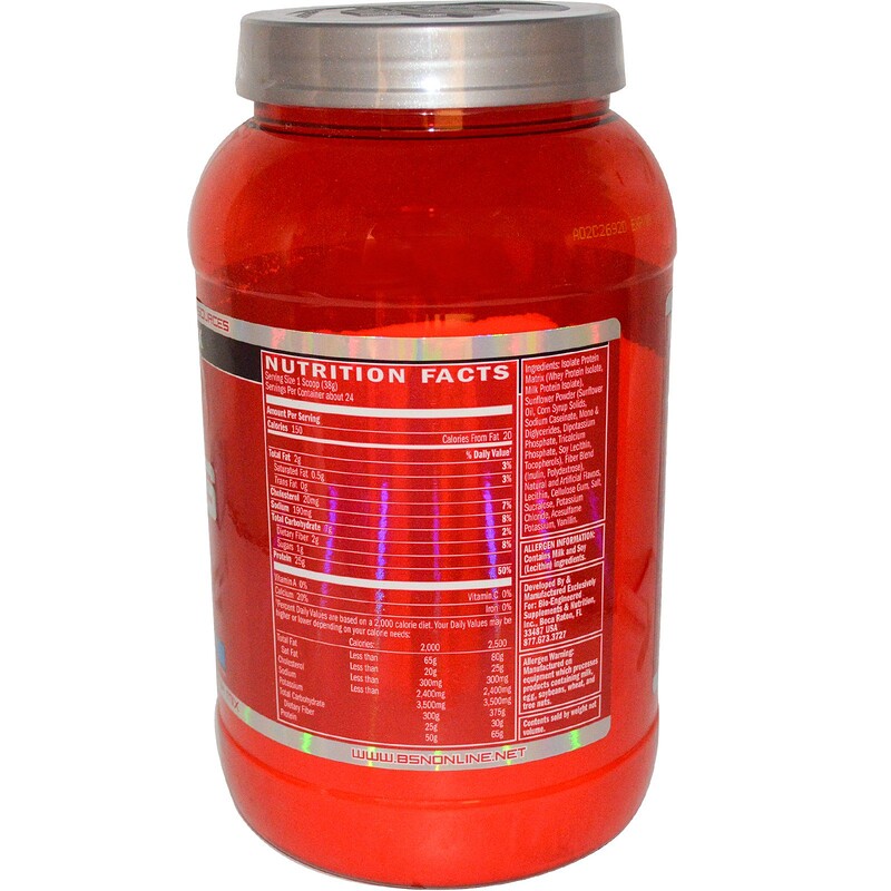 BSN, Syntha6 Isolate, Protein Powder Drink Mix, Vanilla Ice Cream, 2.