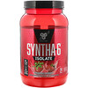 必胜, Syntha-6 Isolate，蛋白质粉混合饮品，草莓奶昔，2.01磅（912 克）