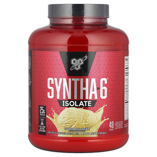 بي إس إن‏, Syntha-6 Isolate، مزيج شراب مسحوق البروتين، مثلجات بالفانيليا، 4.02 أرطال (1.82 كجم)