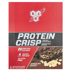 Protein Crisp, Chocolate Crunch Flavor, 12 Bars, 2.01 oz (57 g) Each