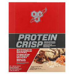 Protein Crisp, протеїновий батончик, крендельки з солоною карамеллю, 12 батончиків, 57 г (2,01 унції) кожен