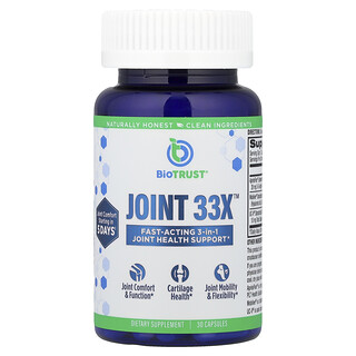 BioTRUST, Joint 33X™, 30 Cápsulas