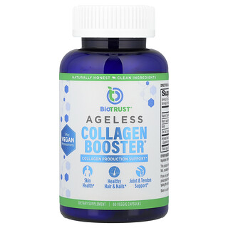BioTRUST, Ageless Collagen Booster®, 60 cápsulas vegetales