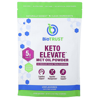 BioTRUST, Keto Elevate™, Poudre d'huile TCM, Sans arôme, 180 g