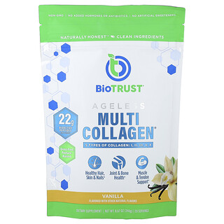 BioTRUST, Multi-Colagen® Ageless, Vanilie, 246 g