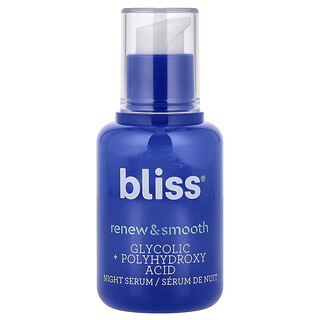 Bliss, Renew & Smooth, noćni serum za obnavljanje kože, 30 ml