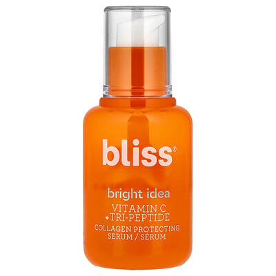 Product Image for Bliss, Bright Idea, Brightening Serum with Vitamin C & Tri-Peptides, 1 fl oz (30 ml)