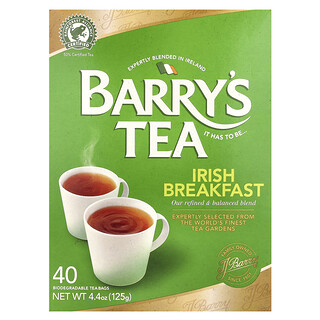 Barry's Tea‏, Irish Breakfast, ‏40 שקיקי תה, 125 גרם (4.4 אונקיות)
