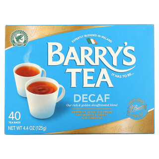 Barry's Tea, Mezcla descafeinada, 40 bolsas de té, 4.4 oz (125 g)