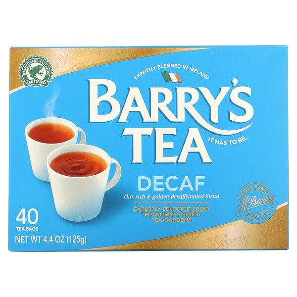 Barry's Tea‏, خلطة منزوعة الكافئين، 40 كيس شاي، 4.4 أونصة (125 غرام)