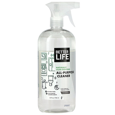 Better Life Универсальное чистящее средство, без запаха, 32 жидкие унции (946 мл)