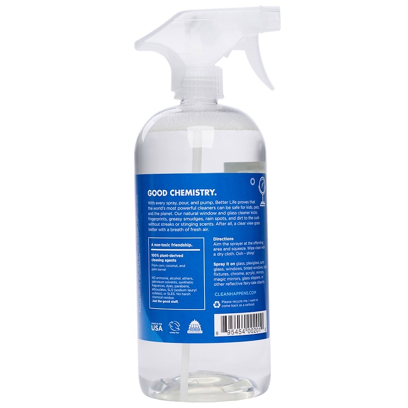 Better Life, Glass Cleaner, Ammonia Free, 32 fl oz (946 ml) iHerb