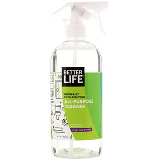 Better Life, All-Purpose Cleaner, Clary Sage & Citrus, 32 fl oz (946 ml)