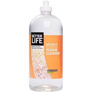 Беттер Лайф, Floor Cleaner, Citrus Mint, 32 oz (946 ml) отзывы
