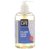 Naturally Skin-Soothing Soap, Clary Sage, 12 oz (354 ml) - изображение