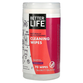 Better Life, 清洁湿巾，石榴味，70 片