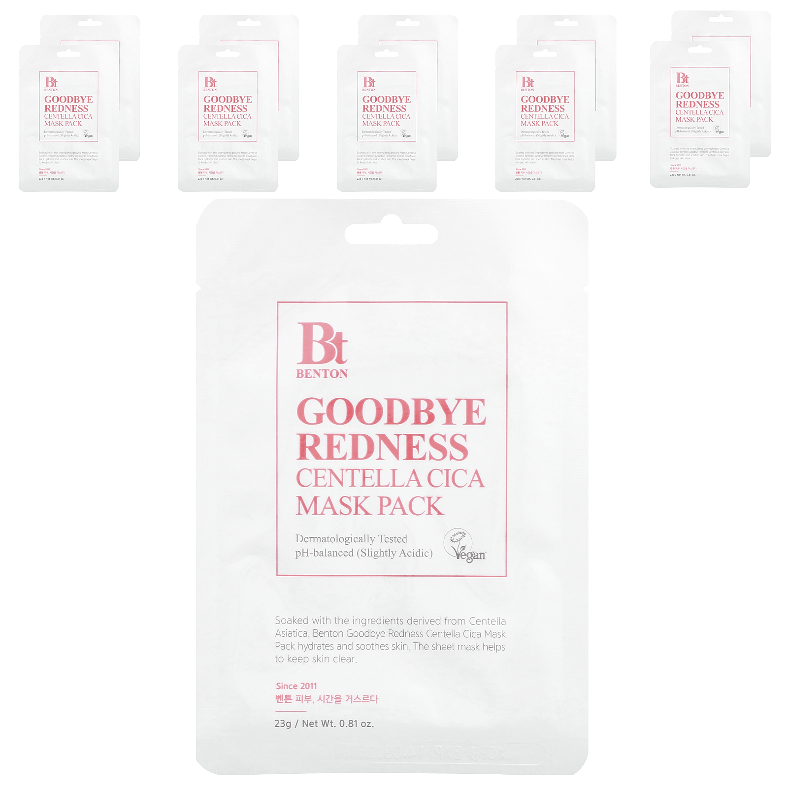 Goodbye Redness Centella Cica Beauty Mask Pack 10 листов по 081 унции 23 г каждый 5590₽