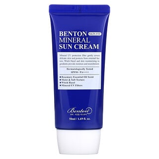 Benton, Минеральный солнцезащитный крем Skin Fit, SPF 50 / PA ++++, 50 мл (1,69 жидк. Унции)