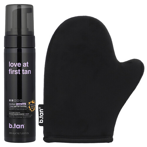 B.tan Fall In Love At First Tan Bundle, Darker, 2 Piece Set