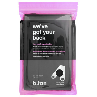 b.tan, Tenemos para tu espalda, Aplicador para la espalda bronceada, Negro, Talla única para todos, 1 aplicador