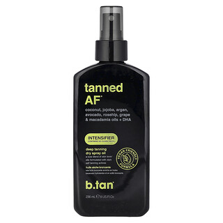b.tan, 탠드 AF®, 딥 태닝 드라이 스프레이 오일, 236ml(8fl oz)