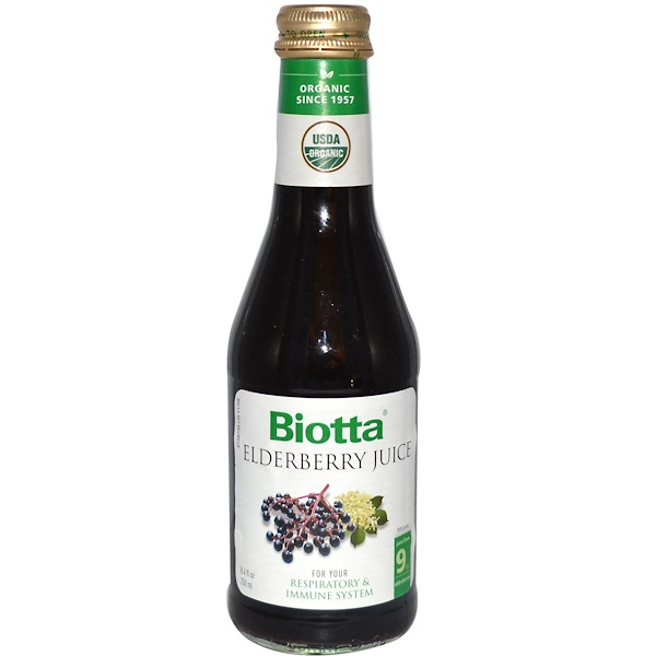 Biotta, Elderberry Juice, 8.4 fl oz (250 ml) (Discontinued Item) 