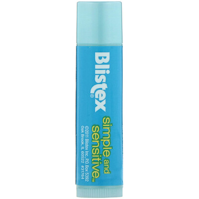 Blistex Simple and Sensitive, Lip Moisturizer, 0.15 oz (4.25 g)