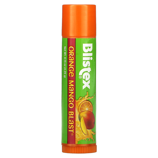 Lip Protectant/Sunscreen, SPF 15, Orange Mango Blast, 0.15 oz (4.25 g)