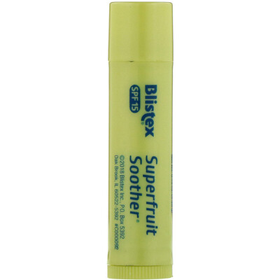 Blistex Superfruit Soother, Lip Protectant/Sunscreen, SPF 15, 0.15 oz (4.25 g)