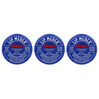 Blistex, Lip Medex®, 3 Jars 0.25 oz (7.08 g) Each