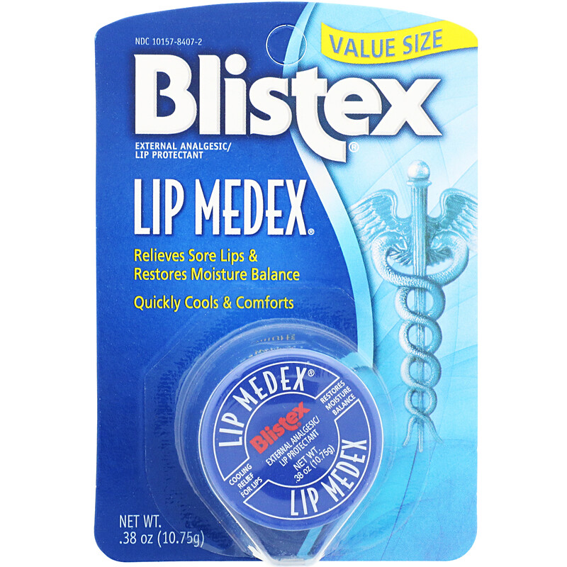 Blistex, Lip Medex, External Analgesic Lip Protectant, .38 oz (10.75 g