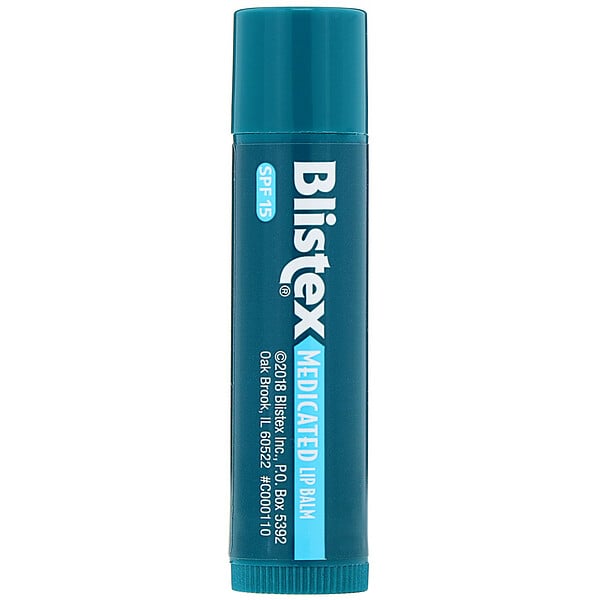 Blistex, Bálsamo para labios medicado, protector/filtro solar para labios, SPF 15, .15 oz (4.25 g)