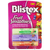 Blistex, Lip Protectant/Sunscreen, SPF 15, Fruit Smoothies, 3 Sticks, .10 oz (2.83 g) Each