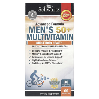 BioSchwartz, Multivitamine pentru bărbați 50+, 60 de capsule vegetale