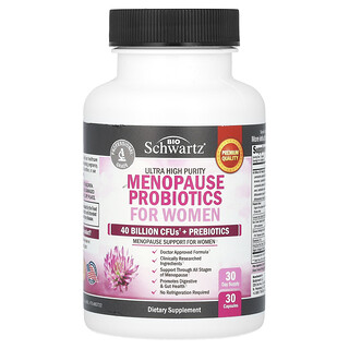 BioSchwartz, Puritate ultra-înaltă, probiotice pentru menopauză pentru femei, 30 de capsule