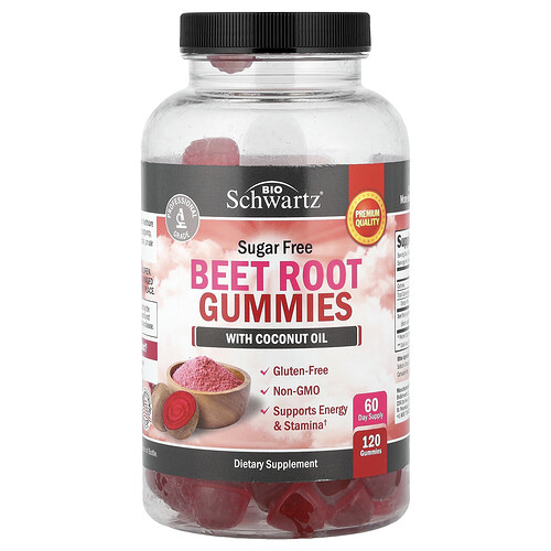 Bioschwartz Beet Root Gummies, 120 Gummies (250 mg per Gummy)