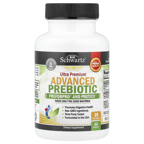 Bioschwartz Ultra Premium Advanced Prebiotic, 60 Capsules