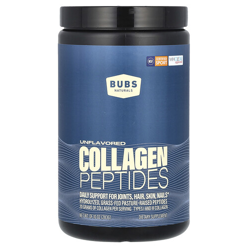 Bubs Naturals Collagen Peptides, Unflavored, 10 oz (283 g)