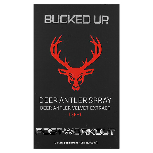 Bucked Up, Deer Antler Velvet Extract Spray, Post Workout, 2 fl oz (60 ml)