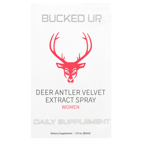 Bucked Up, Deer Antler Velvet Extract Spray, Women, 2 fl oz (60 ml)