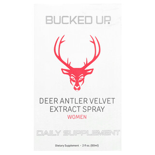 Bucked Up, Deer Antler Velvet Extract Spray, Women, 2 fl oz (60 ml)