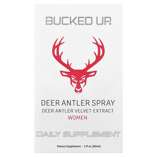Bucked Up, Spray cu extract de catifea de coarne de cerb, femei, 2 fl oz (60 ml)
