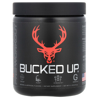 Bucked Up, Predtréningový doplnok, červená malina, 315 g